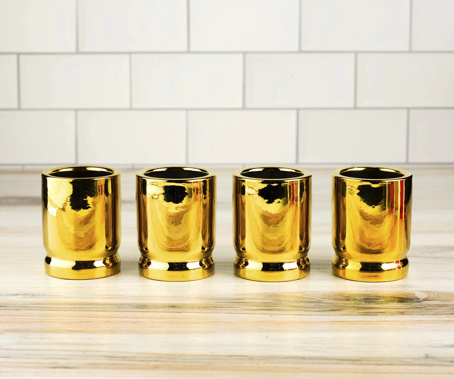 The Wine Savant 50 Caliber Bullet Shot Glasses Set - Set of 4 - Each holds 2 Ounces - Tactical Bullet Casings Shot Glasses - Image 3