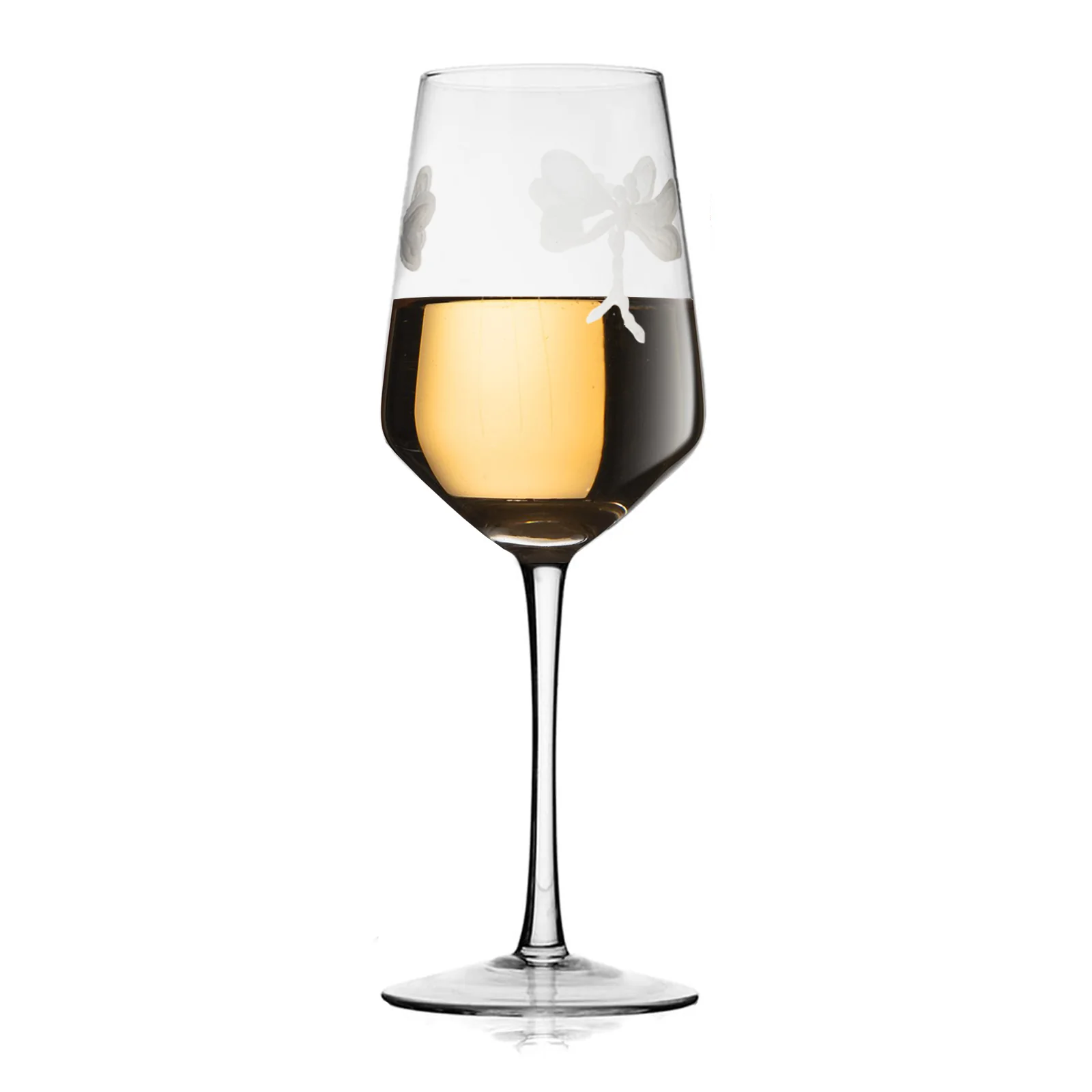 Stemmed Dragonfly Wine Glasses For White and Red Wine - Image 3