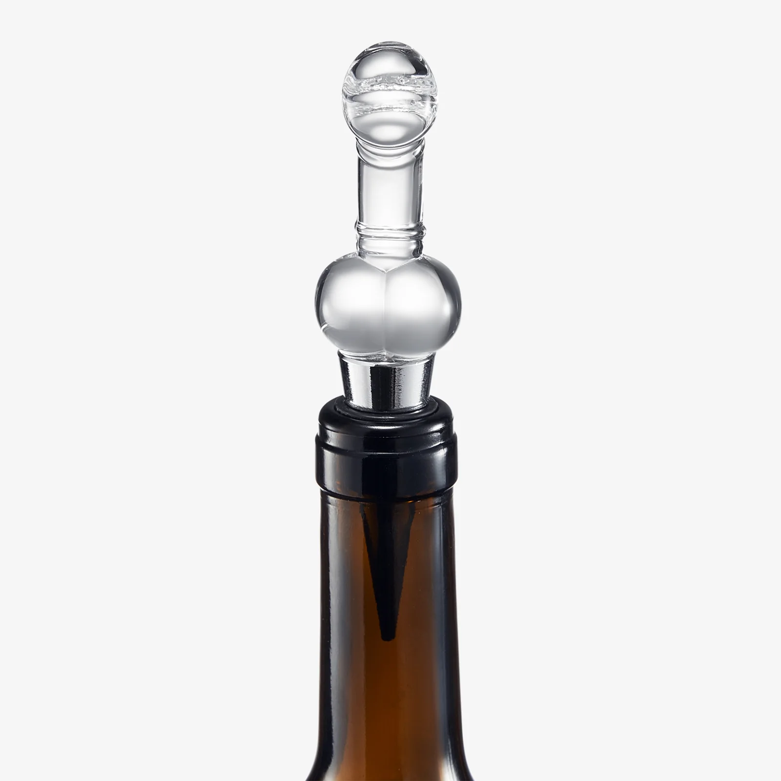 Unique Wine Bottle Stopper - Funny Wine Cork Beverage Bottle Sealer, Peni Shaped Gag Gift For Wine Connoisseur & Lover, Reusable Glass Sealing Plug, Silicone Bottle Cap For Bachelorette, Her, Him - Image 4
